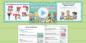 We Are All Different Assembly Pack