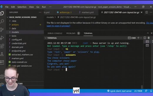 使用Rasa 3.0创建AI助手【中英字幕】_Create a new assistant in Rasa 3.0 (Livecoding)