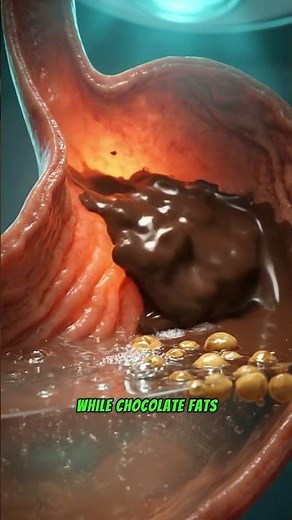 What Happens Inside Your Body When You Eat Chocolate 🍫 #dailyhealthtips #learnonyoutube #chocolate