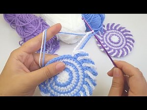 Crochet Candy Coaster | HOW to CROCHET a COASTER | Crochet for Christmas | Tutorial COASTER