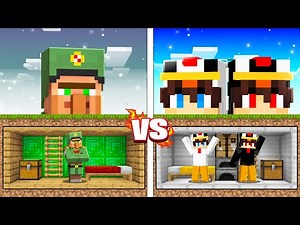 Shado FAMILY vs. Military Army Secure Base in Minecraft