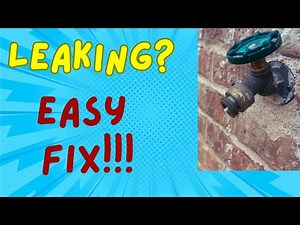 2 Simple Ways to Stop Your Outdoor Faucet from Dripping!