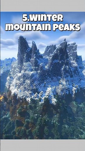 These are the Top 5 Minecraft Seeds?! #minecraft #shorts