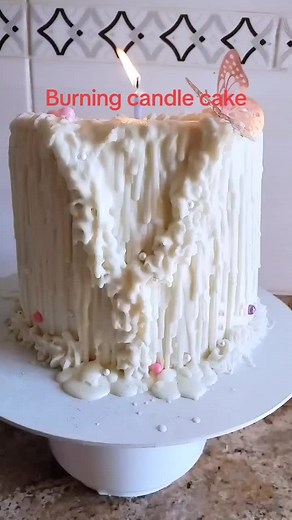 #new tren#SAMA28 #birthday #cake #new cake trends# candle cake#ndishabites