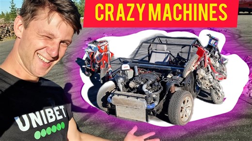 Crazy Machines Visit | Stunt Freak Team