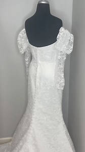 Who knew there were so many different ways to tie a sash into a wedding gown? Here are a few different styles, let me know in the comments which one was your favorite! #bridalgownstyling #laceweddinggowns #transformergowns #bridalsash #buffalobrides #buffaloweddingplanning #rochesterbrides #rochesterweddinggownplanning | Bridal Chateau