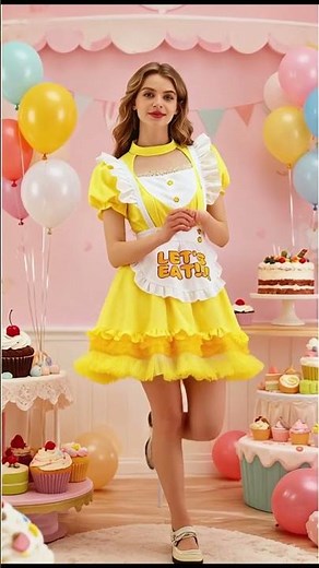 Yellow Dress Cosplay 😱 FNAF Freddy's Inspired! 🎭
