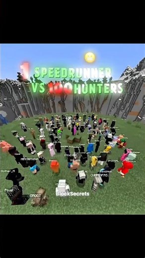 Speedrunners vs 1000 HUNTERS💀 🔥 #minecraft #minecraftshorts #minecraftedit
