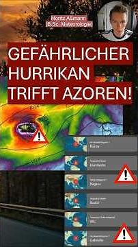 HURRICANE GABRIELLE hits the Azores! Overview of all tropical storms🌀 #hurricane #gabrielle