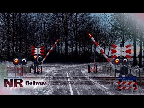 Spoorwegovergang Deurne // Dutch Railroad Crossing Animation