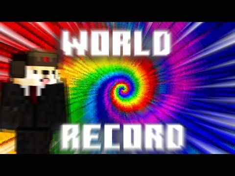 World record speedrun in Minecraft Dropper (LIVE)