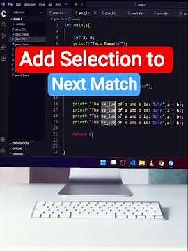 Add Selection to Next Match in VS Code ! #VSCode