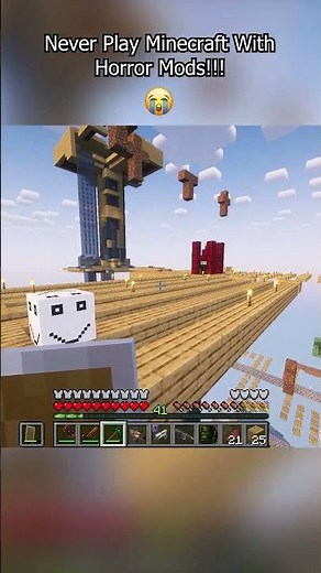 Dont Play Minecraft One block with Horror mods #minecraft