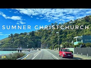 Scenic Drive from Christchurch to Sumner 2025 4K | Explore New Zealand’s Stunning Seaside Suburb
