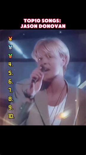 My top 10 favourite Jason Donovan songs 💙#jasondonovan