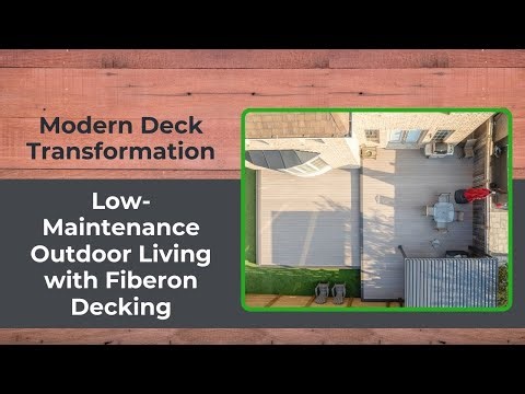 Low-Maintenance Outdoor Living with Fiberon Decking and Pet-Friendly Turf