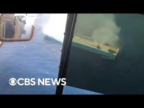 Cargo ship carrying luxury vehicles to U.S. sinks in Atlantic