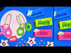 DIY Cute Scissors ✂️ | Easy Paper Scissors Craft | Aesthetic & Simple Cute DIY Tutorial