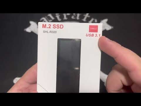 Abrindo a Caixa do HD Externo M.2 SSD Type-C USB 3.1 2 Terabyte Portable SHL-R320 | SSD HardDrive