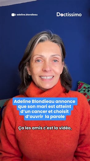 Doctissimo on Instagram: "Dans une vidéo publiée sur ses réseaux, Adeline Blondieau annonce que son mari est atteint d’un cancer. Elle explique pourquoi elle a choisi d’ouvrir la parole sur la maladie, encore souvent entourée de silence ❤️‍🩹 Elle évoque l’importance d’en parler en famille, de s’informer sur les antécédents, et rappelle que certains cancers peuvent être dépistés."