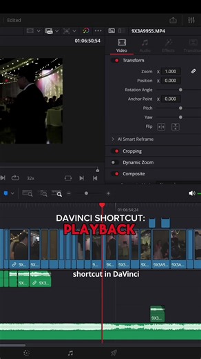 super quick n easy 🍓🍓🍓 #davinciresolve #editingtutorial #videographytips