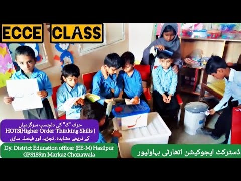 HOTS training use during ECCE Class alphabet Recognition activity ‪@Usman.n.‬