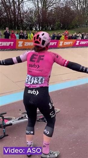 45K views · 719 reactions | Happy birthday to Paris-Roubaix Femmes champion Alison Jackson! 拾  Her ride to win the big cobble in northern France – and that celebratory dance in the velodrome – back in April instantly became one of the most memorable moments of the season. Here's to more wins and more dance moves in the 2024 season! https://www.cyclingnews.com/races/paris-roubaix-femmes-2023/elite-women/results/  ASO/Paris-Roubaix Femmes | Cyclingnews | Facebook