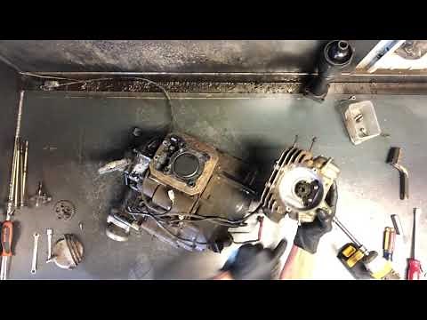HOW TO - Kawasaki Bayou 220 KLF220 - Cylinder Head CamShaft Cam Shaft Removal Replacement Install