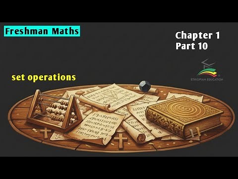 Freshman Maths 1#10 set operations