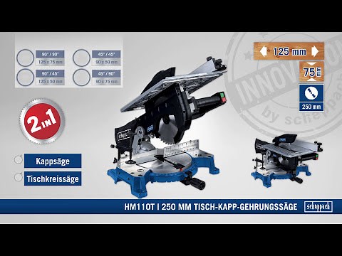 scheppach | Tisch-Kapp-Gehrungssäge HM110T | DE