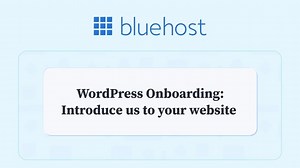 Accelerate your #WordPress website setup by answering a few simple questions and watch your site take shape! Learn how to personalize your website during onboarding with WonderStart! Watch the full masterclass: https://youtu.be/Dm45slOc_V0 #BluehostMakesWPWonderful | Bluehost