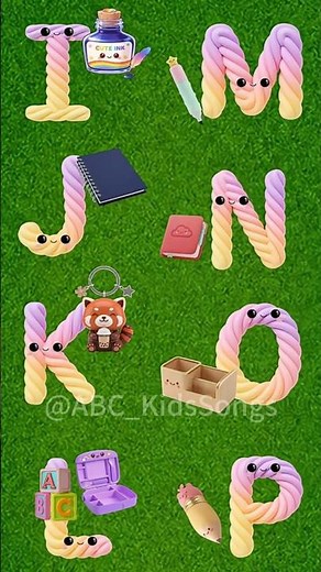 ABC Alphabet Song for Kids 🍭 School Supplies Vocabulary I-P | @ABC_KidsSongs #shorts #abc #abcd