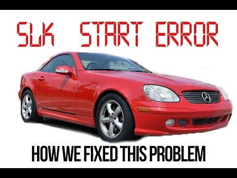 Mercedes Benz SLK230 SLK320 START ERROR repair Chrysler Crossfire NO START NO CRANK Programming