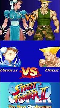 Super Street Fighter II - Arcade | Chun-Li vs Guile | 4K | 60FPS