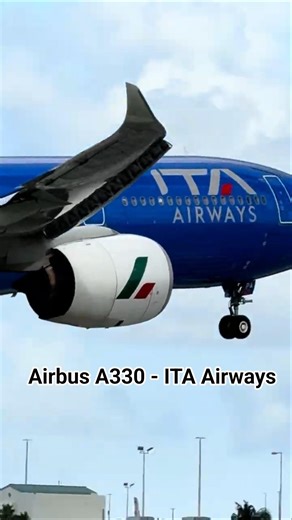 Airbus A330 - ITA Airways youtubeshorts #aviation #shortvideo #shorts #viral #airbus #miami #japan