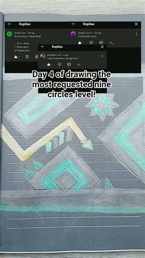 Problematic Gd Drawing! #geometrydash #gd #art