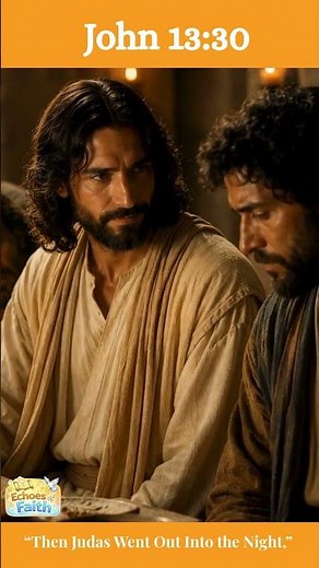 Judas Betrays Jesus | John 13:30 #bibleshorts