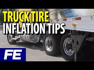 Heavy-duty truck tire inflation tips