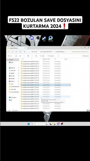 FS22 CORRUPT SAVE FILE RECOVERY • FS22 SAVE RECOVERY FS22 SAVE FILE IS CORRUPT HOW TO RECOVER