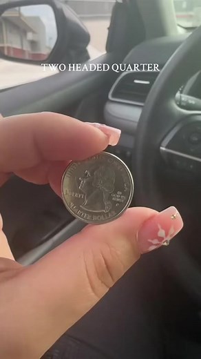 TWO HEADED QUARTER!!!! #valuablecoins #errorcoins #quarter #doublesidedquarter #foru found by @Gennny