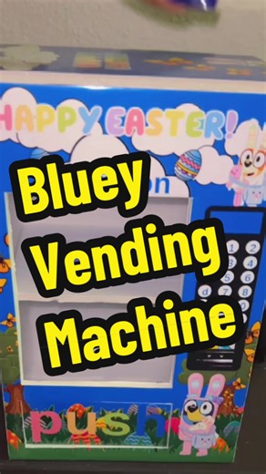 Custom Vending Machine for Kids Featuring Bluey