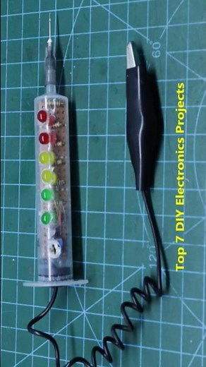 How to make a LED voltmeter !