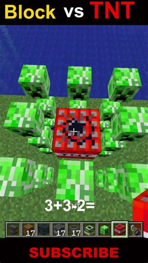 Minecraft Block Vs TNT🤯(World's Smallest Violin)#minecraft#shorts