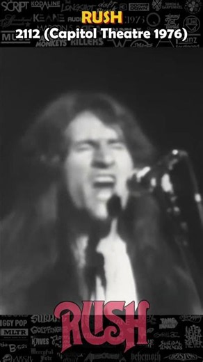 RUSH - 2112 (Capitol Theatre 1976) #rush #rock #progressiverock #neilpeart