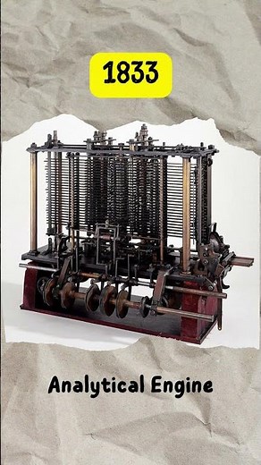 Charles Babbage mechanical computer #inventions #shorts #history