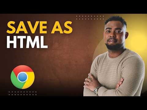 Save Any Website as HTML Using Google Chrome (Easy Guide)