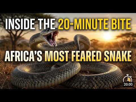 Inside the 20-Minute Bite: Africa’s Most Feared Snake