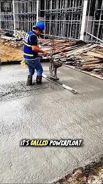 🔥Power Float Magic – Concrete Finishing Like a Pro! 🏗️#foryou #viralvideo #trending #construction