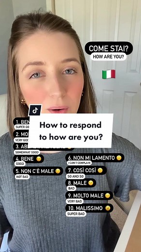 Italian Phrases: How to Respond to 'How Are You?'