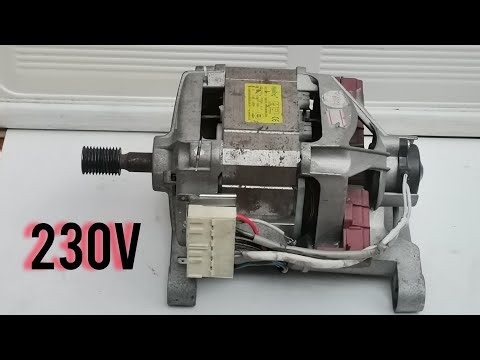 I turn washing machine motor to generator #how to make high voltage generator #washing machine motor